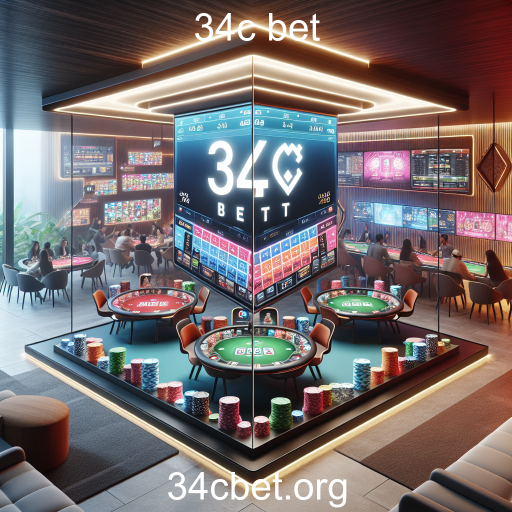 Atração do Poker Online na 34c bet: Diversão e Prêmios Reais